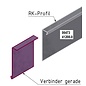 Versandmetall Extra hohe Kiesleisten, Beeteinfassung Rasenkante aus Edelstahl 250mm hoch  rostfrei. Zur Einfassung von Terassen oder Gartenwegen u.v.m.