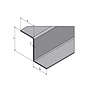 Versandmetall Profil en Z en acier inoxydable plié jusqu'à hauteur c = 30 mm et longueur 1500 mm