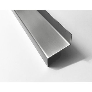 Versandmetall Z-Profil aus Edelstahl gekantet bis Höhe c= 30 mm und Länge 1000 mm
