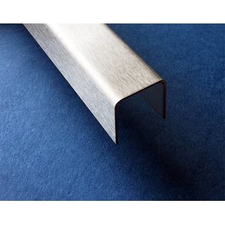 Versandmetall U-Profil aus Edelstahl gekantet bis Breite c= 30 mm und Länge 2000 mm