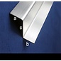 Versandmetall Z-Profiel hoogte c 70 - 100 mm gezet lengte tot 1500mm