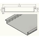 Versandmetall Kit économique Caniveaux de drainage Forme F seulement 25,5mm de haut en aluminium d'entrée largeur 190mm