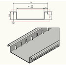 Versandmetall Caniveau de drainage Aluminium de type F seulement 25,5 mm de haut en aluminium largeur d'entrée 90 à 190 mm faible hauteur d'installation