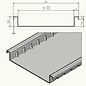 Versandmetall Caniveau de drainage Aluminium  en aluminium largeur d'entrée 90 à 190mm Drainage des Surfactant faible hauteur d'installation