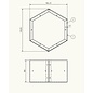 Versandmetall Modules d'extension étagère pour étagère d'incendie HEXAGON XL en acier enduit de poudre