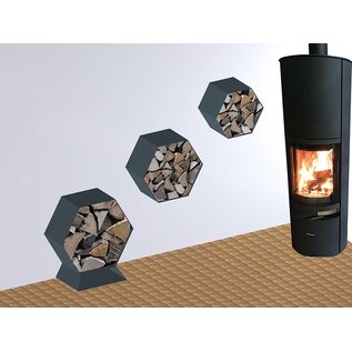 Versandmetall Piédestal, pied pour étagère pour étagère d'incendie HEXAGON XL produit en aciersurface  enduit de poudre