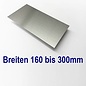 Versandmetall Aluminiumblech Zuschnitte Aluminium Al99,5 mit Schutzfolie bis Länge 1250mm