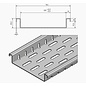 Versandmetall Flache Drainagerinne Einlaufbreite 90-190mm 25,5mm hoch  aus Aluminium, Linien Entwässerung von Oberflächen