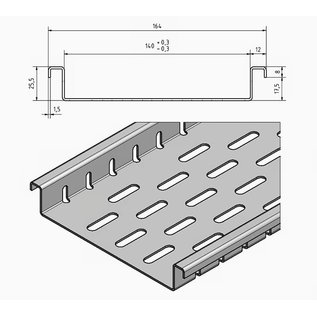 Versandmetall Flache Drainagerinne, ohne Rost, Einlaufbreite 90-190mm 25,5mm hoch  aus Aluminium, Linien Entwässerung von Oberflächen