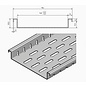 Versandmetall Flache Drainagerinne Einlaufbreite 90-190mm 25,5mm hoch  aus Aluminium, Linien Entwässerung von Oberflächen