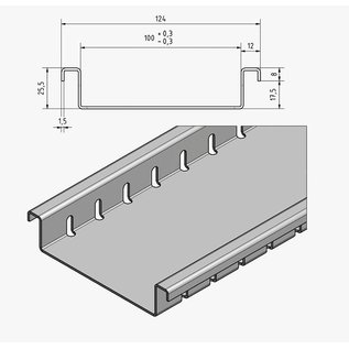 Versandmetall Drainagerinne ohne Rost, Einlaufbreite 100, 150, 200mm, 25,5mm hoch  aus Aluminium, Linien Entwässerung von Oberflächen