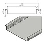 Versandmetall Drainagerinne Einlaufbreite 100-200mm25,5mm hoch  aus Aluminium, Linien Entwässerung von Oberflächen