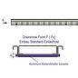 Versandmetall Drainagerinnen Linienentwässerung von Oberflächen Form Fx2 aus Edelstahl Einlaufbreite 100-200mm