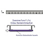 Versandmetall Drainagerinnen Linienentwässerung von Oberflächen Form F2 aus Edelstahl Einlaufbreite 100-200mm