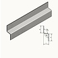 Versandmetall Profil en Z Traufblech 100 ° en acier inoxydable plié à 2 plis Épaisseur du matériau 1,5 mm axcb 20 x 40 x 20mm Longueur 2000 mm Sol extérieur K320