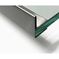 Versandmetall Gouttière de toit vitré pour verre de 14, acier inoxydable 1.4301, surface brosé  en grain 320