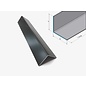 Versandmetall Angle d'aluminium anthracite isocèle 90 ° plié jusqu'à 2000 mm
