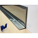 Versandmetall Arêt angle intérieur, profil de finition, longueur 1000mm , surface 1.4301 IIID brillant