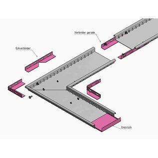 Versandmetall Accessoires pour les systèmes de drainage en aluminium pour le drainage de surface des surfaces