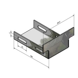 Versandmetall Zubehör für Drainagerinnen aus Aluminium zur Linienentwässerung von Oberflächen