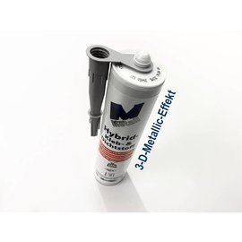 HOTREGA® GmbH Adhésif et mastic high-tech -290ml, 3-D-Metall-Effekt