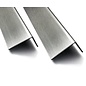 Versandmetall 2,0m en acier inoxydable angle de couverture angle extérieur du sol K320 épaisseur de matériau 1,5mm 90 ° axb 100x15mm longueur 2000mm