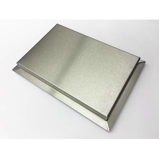 Versandmetall Baignoire en acier inoxydable R3 soudée Epaisseur du matériau 1,5mm longueur / profondeur (a) 250 mm à l'extérieur du sol K320