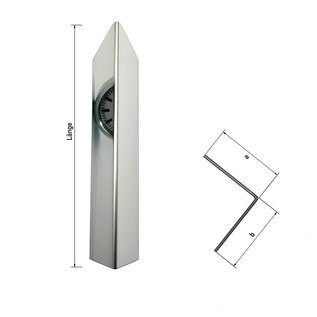 Versandmetall 1,5 m Angle de protection d'angle moderne plié en 1, pour angles et bords de murs longueur 1500 mm réfléchissant