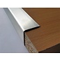 Versandmetall Corniéres de protection inox, pas  isocèle, á 3 plis, longueur 1.500mm, surface brossé  en grain 320