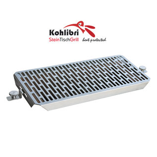 Versandmetall Grille plate universelle pour le Kohlibri SteinTischGrill