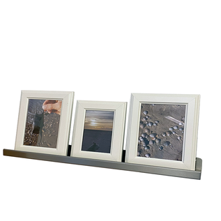 Versandmetall Stabile Bilderleiste, Fotobord, Gewürzregal, aus hochwertigem Edelstahl, beidseitig geschliffen (Korn 320)