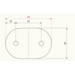 Versandmetall Dekowinkel , Kleinteile aus 2mm Aluminium Teile von Hand entgratet