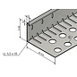 Versandmetall SPARSET Grindkeringsprofiel Grindprofiel groot, geperforeerd roestvrij Staal 1.4301 Hogte 80-120mm gezet 90°