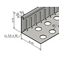 Versandmetall SPARSET Petite bande de gravier - aluminium Al99.5 - perforée - pliée à 90 °