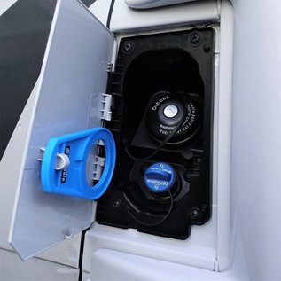 Manufaktur 3D @BLUESAFE AdBlue Deckel Sicherung Tanksicherung für Tankverschluss Tankdeckel (Blau)
