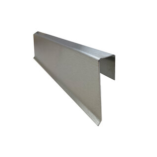Versandmetall SLF1870-1 Plint plint plint, onder 6,5 mm tab naar buiten, 1,0 mm, 70 mm hoog, slijpkorrel 320