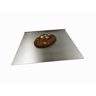Versandmetall Edelstahl Schneidbrett, Arbeitsplatte  (Breite 50cm x Tiefe 45 cm groß) beidseitig Anwendbar