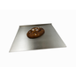 Versandmetall Roestvrijstalen snijplank, werkblad (breedte 50 cm x diepte 45 cm) aan beide zijden te gebruiken