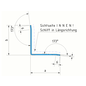 Versandmetall Innen Edelstahlwinkel Kantenschutzwinkel Eckschutzschiene gleichschenkelig 90° Länge 2000 mm