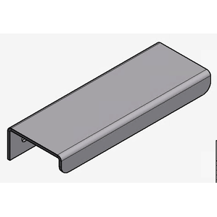 Versandmetall Bande de poignée stable en acier inoxydable, variante 1 : poignée de meuble, poignée de tiroir, poignée de bord