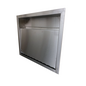 Versandmetall Lavabo pliant en acier inoxydable 490x300mm, 2 pièces, épaisseur du matériau 1,5mm, extérieur du bassin brossé, intérieur de la robinetterie brossé K320, (sans robinet)