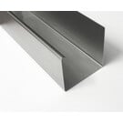 Versandmetall Gouttière de pluie P1 Gouttière de boîte, gouttière de carré  en acier inoxydable  surface brossé  en grain 320 - Copy