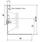 Versandmetall SPARSET Grindkeringsprofiel Grindprofiel groot geperforeerd Aluminium Hoogte 60-90mm