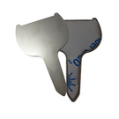 Versandmetall 10 Stück Eissortenschild, Eis Stecker, 10,5x15,4cm, Blechstärke 2mm, einseitig Schliff, einseitig mit Schutzfolie