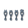 Liewood Liva silicone lepelssafari/blue multi mix