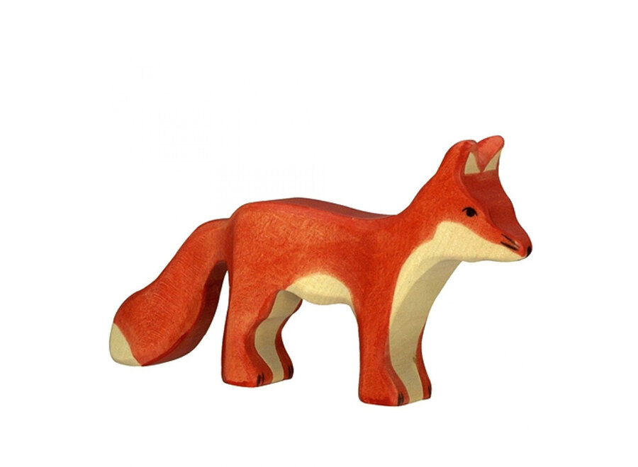 Holztiger vos staand