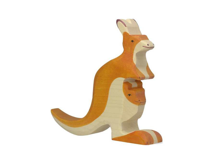 Holztiger Kangoeroe met jong