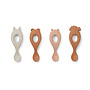 Liewood Liva silicone lepels rose mix