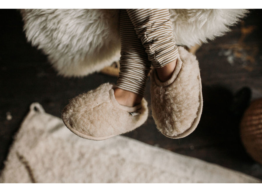 Alwero sloffen ballerina ECO beige