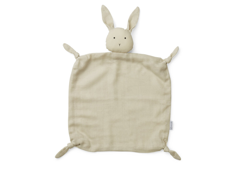 Liewood Agnete cuddle cloth Rabbit sandy